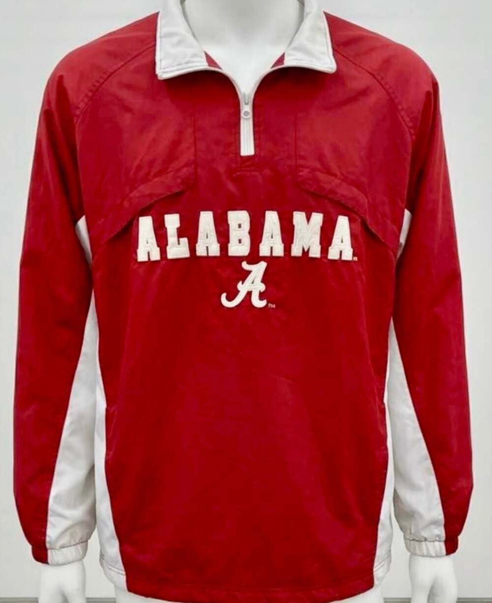 Cadre Alabama Crimson Tide NCAA Quarter Zip Windbreaker Pullover XXL